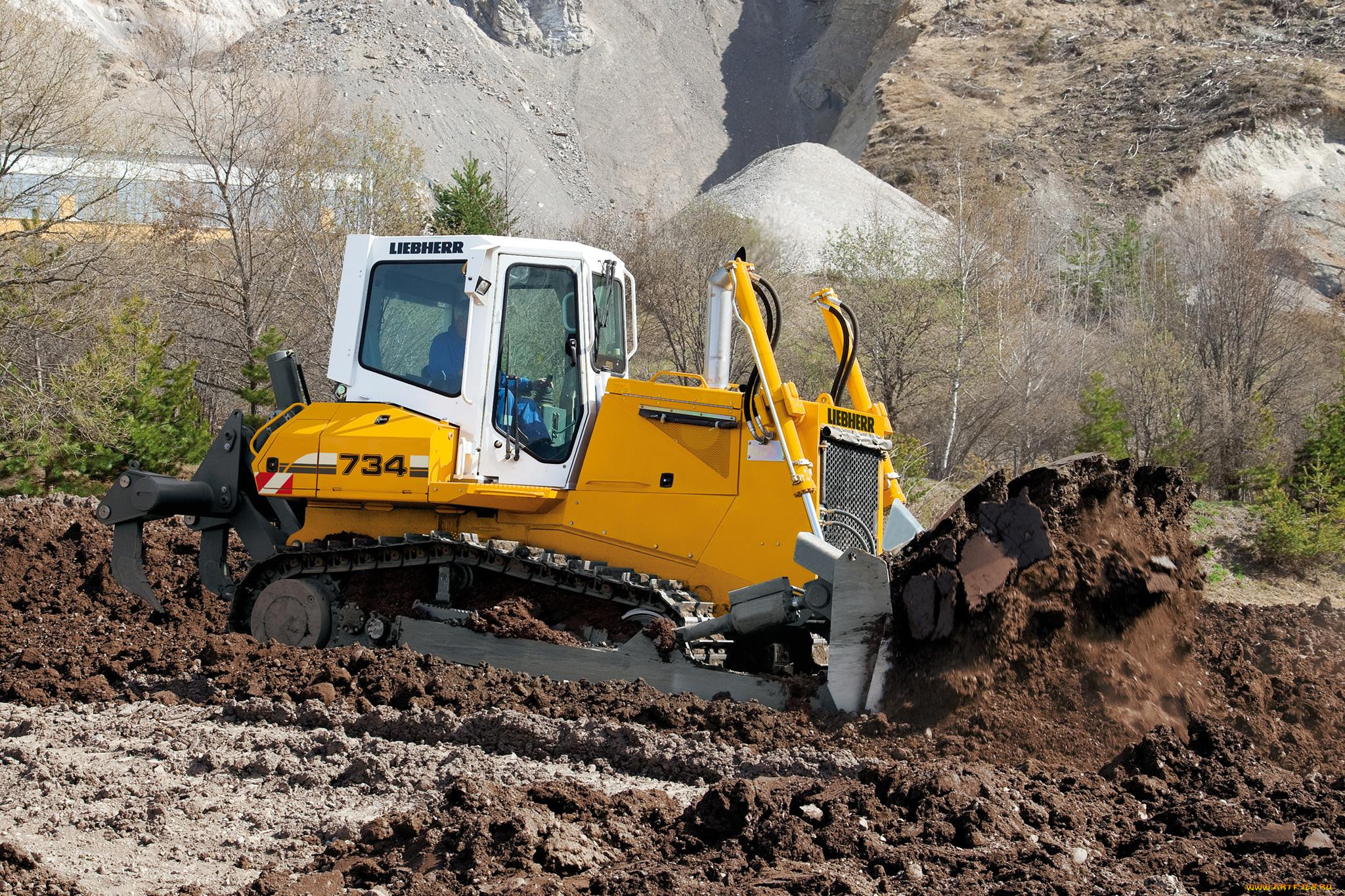 liebherr pr 734 bulldozer, ,   , , , 